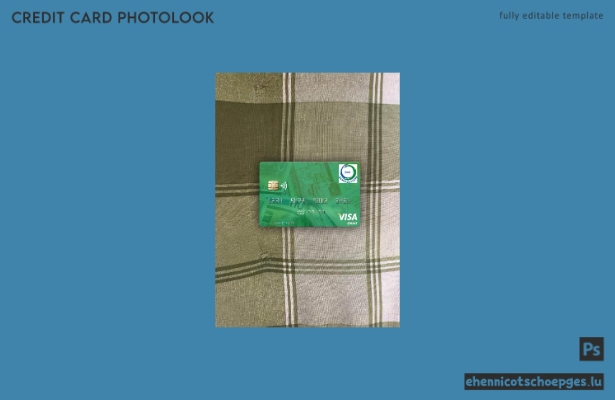 Guinea-Bissau Banco Da Uniao Visa-Debitkarte-Fotolook-Beispielvorschau